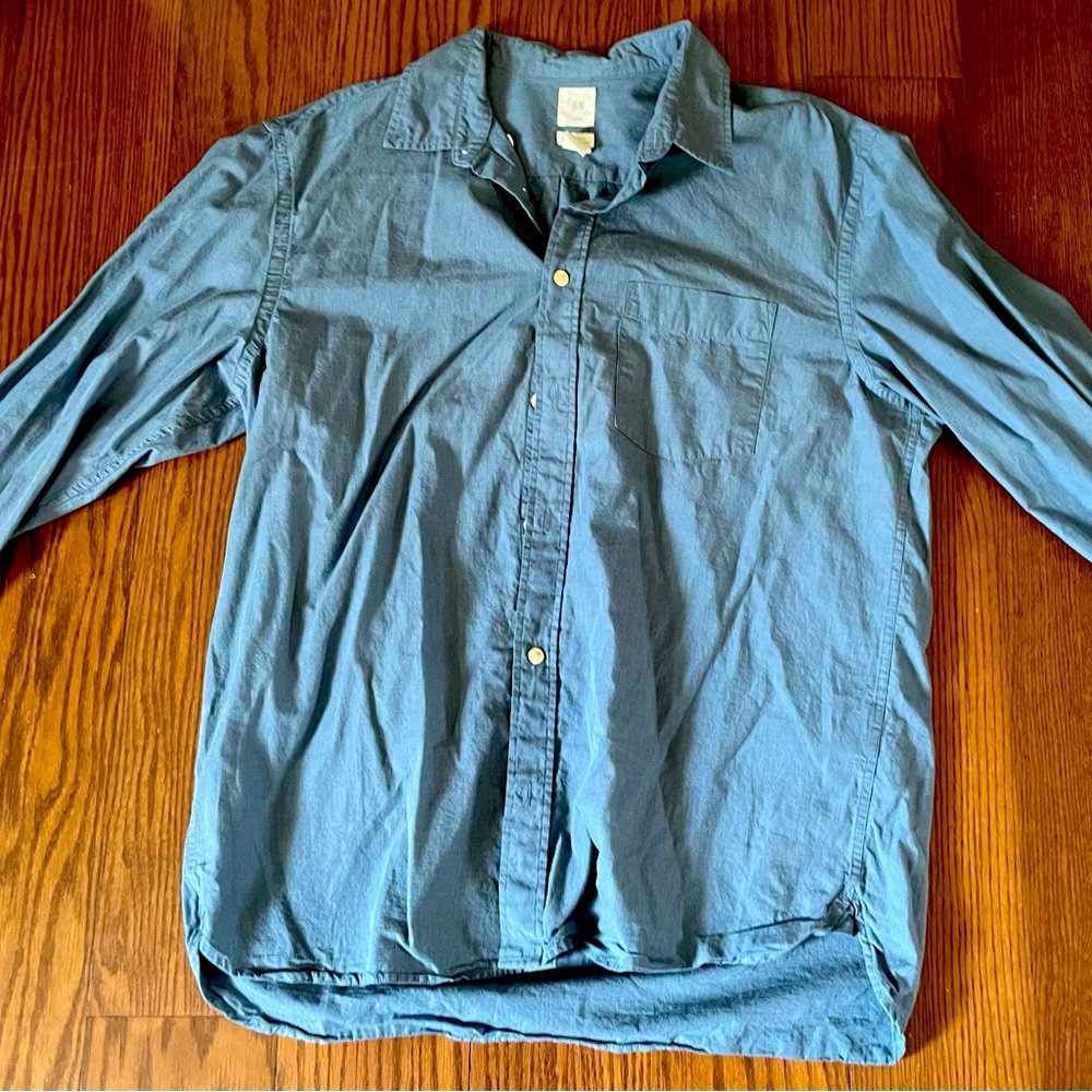 H&M long sleeve regular fit size Large